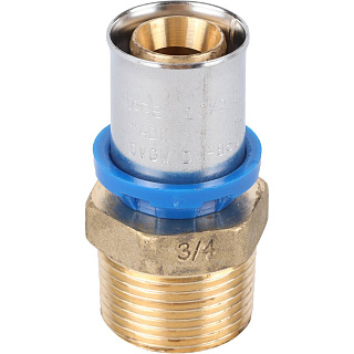 Переходник APE (Италия) с наружной резьбой 3/4 х 20 для металлопласта прессовой Артикул ARL1004200