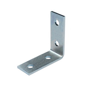 Уголок 90°, Strut, 100х100мм R (ТДЦ), 4 отверстия WALRAVEN 66581201R - 