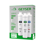 Комплект картриджей Гейзер Смарт Био 511 с Экотаром антибактериальный In-line