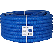 Гофра ПНД, синяя, d = 35 мм. для труб d = 25 мм., STOUT бухта 50 м. (SPG-0001-503525)