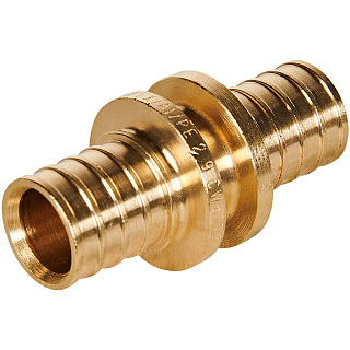 Муфта надвижная соединительная равнопроходная ROMMER 20 мм. для труб из сшитого полиэтилена Артикул RFA-0003-000020