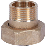 Штуцер с накидной гайкой под плоскую прокладку G 1M-G1 1/4 RN, STOUT  (SVM-0071-002532)