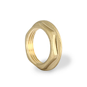 Контргайка с бортиком 1/2", латунь UNI-FITT OPTIMAL (605G2001)