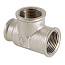 Тройник резьбовой 3/4" х 1/2" х 1/2" переходной (ВР) латунь-никель VALTEC (VTr.750.RN.050404)