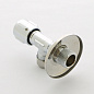 Вентиль 1/2'х10 мм (3/8") Н для подключения бачков/смесителей хромированный UNI-FITT