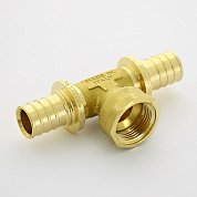Тройник аксиальный-В 25 х 3/4" х 25 UNI-FITT
