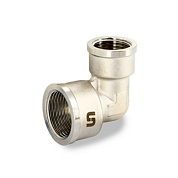 Угол редукционный 3/4" x 1/2" ВР, никель UNI-FITT OPTIMAL (610N3201)