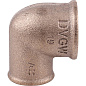 Угол резьбовой 90° (ВР) 3/4" x 1/2" бронза VIEGA (320669)