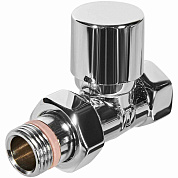 Клапан запорно-балансировочный 1/2", KVs 2,62 прямой, хром, STOUT Design  (SVLD-0001-000015C)