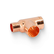 Тройник переходной под пайку 22 х 22 х 15 мм JINTIAN медный