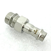 Муфта пресс-Н 15 x 3/4" с разъемным соединением и плоск. прокладкой нерж.сталь UNI-FITT