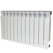 Радиатор биметал. 12 секций STOUT VEGA 500 боковое подключение (белый RAL 9016) 