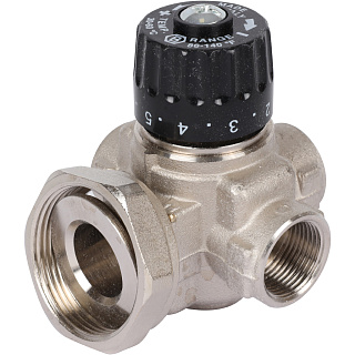 Узел насосно-смесительный с термостатическим клапаном 0 - 80 °C STOUT без насоса, для теплого пола Артикул SDG-0120-001000