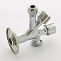 Вентиль комбинированный UNI-FITT 1/2'х10 мм(3/8') х3/4' для бачков/смесителей и стиральных машин