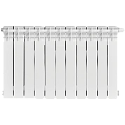 Радиатор биметал. 11 секций STOUT TITAN VENTIL 500 нижнее правое подключение (белый RAL 9016)