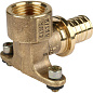 Водорозетка надвижная 20-Rp 1/2" REHAU RX корот. (бронза)