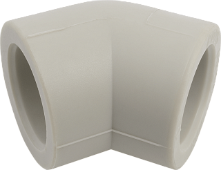 Угол 45° 20 мм полипропилен PP-R под сварку ALCAPIPE серый Артикул AB203020000
