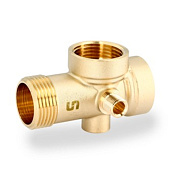 Адаптер 5-выводной 82 мм х 1" х 1/4" ВН латунь UNI-FITT OPTIMAL (639G8201)