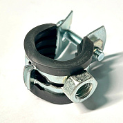 Хомут одновинтовой 3/8" (15 - 18 мм.) UNI-FITT с резиновым уплотнителем (852S1800)