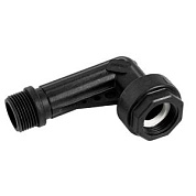 Американка угловая с накидной гайкой 1" x 1" НВ пластик ITALTECNICA CURVA MG
