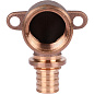 Водорозетка надвижная 20-Rp 3/4" REHAU RX корот. (бронза)