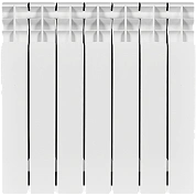 Радиатор биметал. 7 секций STOUT TITAN 500 боковое подключение (белый RAL 9016)