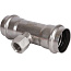 Тройник переходной под пресс 42 x 1/2" (ВР) из нержавеющей стали ROMMER