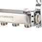 Коллектор ROMMER для радиаторной разводки 4 выхода из нержавеющей стали