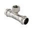 Тройник В-пресс 22 x 1/2" x 22 нержавеющая сталь VALTEC