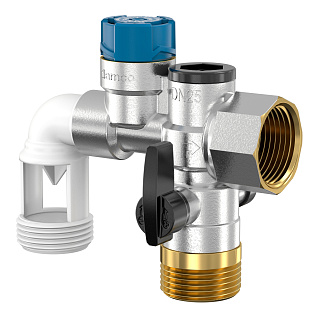 Группа безопасности водонагревателя FLAMCO Flexbrane CF 3/4" горизонтальная 28387