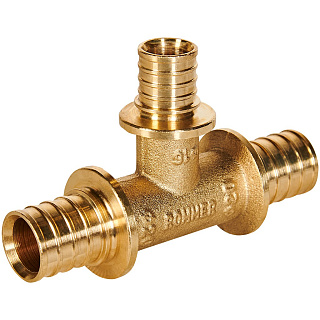 Тройник переходной надвижной 20 x 16 x 20 мм. для труб из сшитого полиэтилена ROMMER Артикул RFA-0014-201620