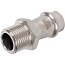 Переходник прессовой 15 x 1/2" (НР) из нержавеющей стали ROMMER