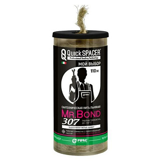 Нить льняная сантехническая, 110м, Mr.Bond MB5030700110 - 