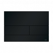 Металлическая панель смыва TECEsquare II черная матовая для инсталляции унитаза, 150 x 220 x 3 мм 9240833