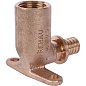 Водорозетка надвижная 16-Rp 1/2" REHAU RX длин. (бронза)