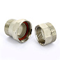 Американка с плоской прокладкой 1/2" x 1/2" ВН никель UNI-FITT