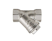 Фильтр косой В 3/4" OPTIMAL с отверстием для пломбировки UNI-FITT никель 