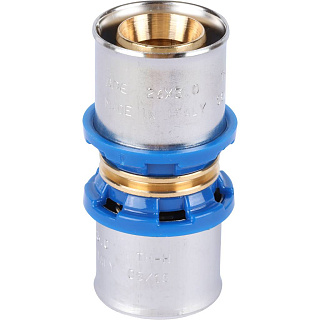 Муфта APE (Италия) соединительная равнопроходная 26 х 26 для металлопласта прессоваяпрессовая Артикул ARL1200330