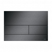 Металлическая панель смыва TECEsquare PVD панель сатин, клавиши черный хром, 150 x 220 x 3 мм 9240836