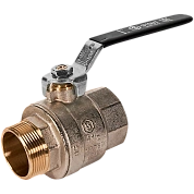 Кран шаровой 1" 1/2 полнопроходной, ВР-НР, ручка рычаг, STOUT (SVB-0003-200040)