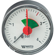 Манометр аксиальный F+R101 50 мм 1/4" 4 бар WATTS